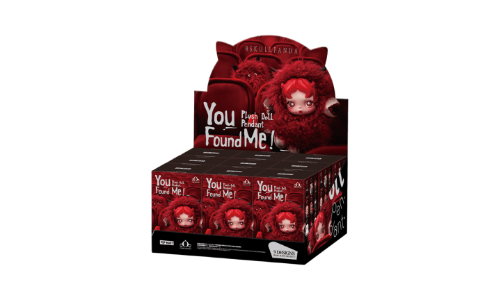 Pop Mart SKULLPANDA You Found Me! Series Plush Doll Pendant