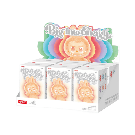 Pop Mart Labubu The Monsters Big into Energy Series Vinyl Plush Pendant Sealed Case (6 Blind Boxes)
