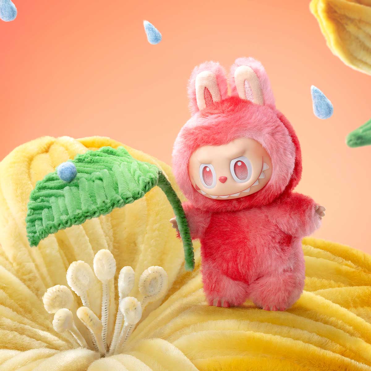 Pop Mart Labubu The Monsters Big into Energy Series Love Vinyl Plush Pendant