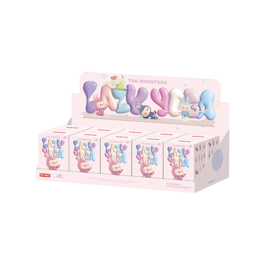 Pop Mart Labubu The Monsters Lazy Yoga Series Figures Sealed Case (10 Blind Boxes)