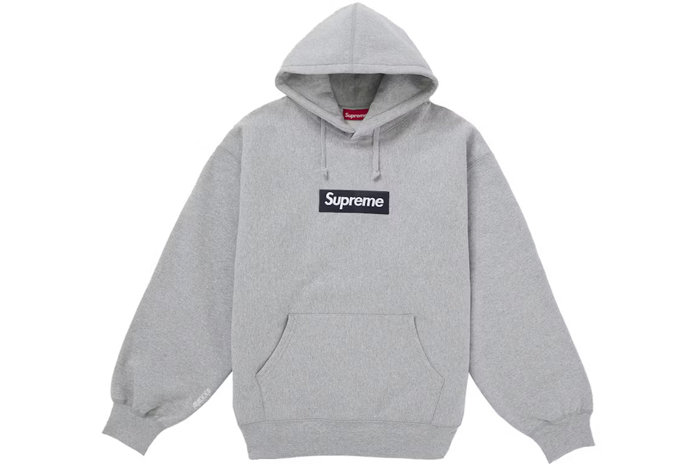 Supreme Box Logo Hooded Sweatshirt (FW25) Heather Grey