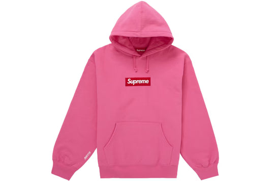 Supreme Box Logo Hooded Sweatshirt (FW25) Magenta