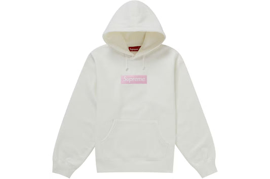 Supreme Box Logo Hooded Sweatshirt (FW25) White