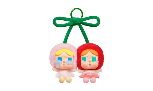 Pop Mart CryBaby Crying For Love Series (Love You Cherry Much) Vinyl Plush Hanging Card