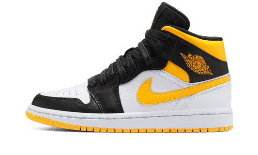 Air Jordan 1 Mid Laser Orange Black (Women's)