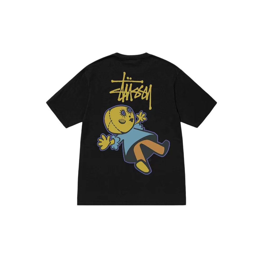 Stussy SS23 Dollie Pigment Dyed Tee Black