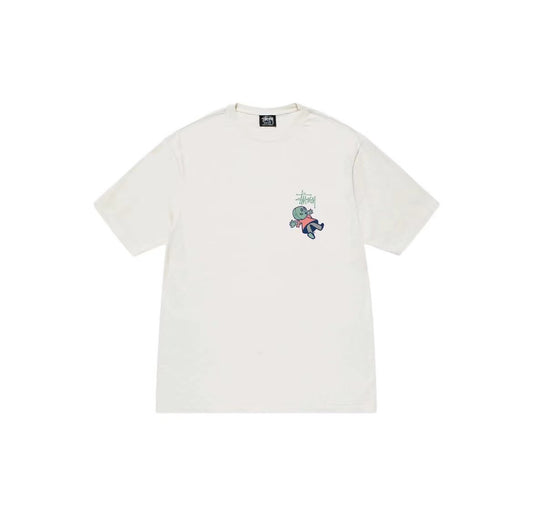 Stussy SS23 Dollie Pigment Dyed Tee White