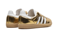 Adidas Samba OG Gold Metallic Cracked Leather (Women's)