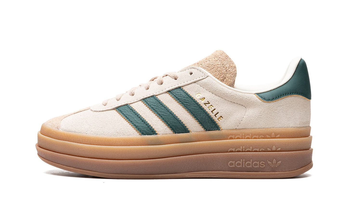 Adidas Gazelle Bold Magic Beige Collegiate Green