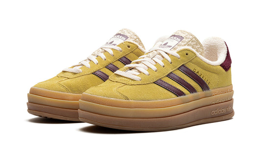 Adidas Gazelle Bold Almost Yellow Maroon (Women's)