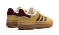 Adidas Gazelle Bold Almost Yellow Maroon (Women's)