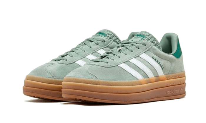 Adidas Gazelle Bold Silver Green