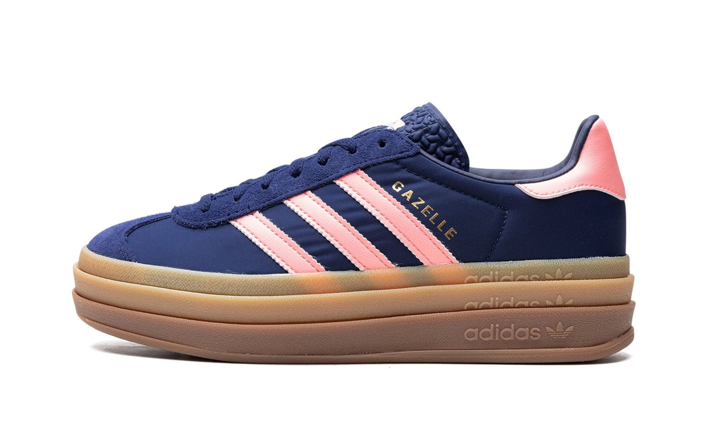 Adidas Gazelle Bold Dark Blue Pink Spark (Women's)