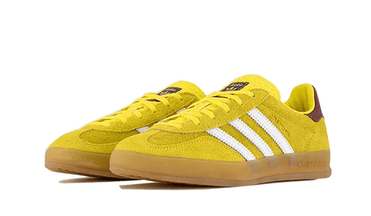 Adidas Gazelle Indoor Bright Yellow Burgundy