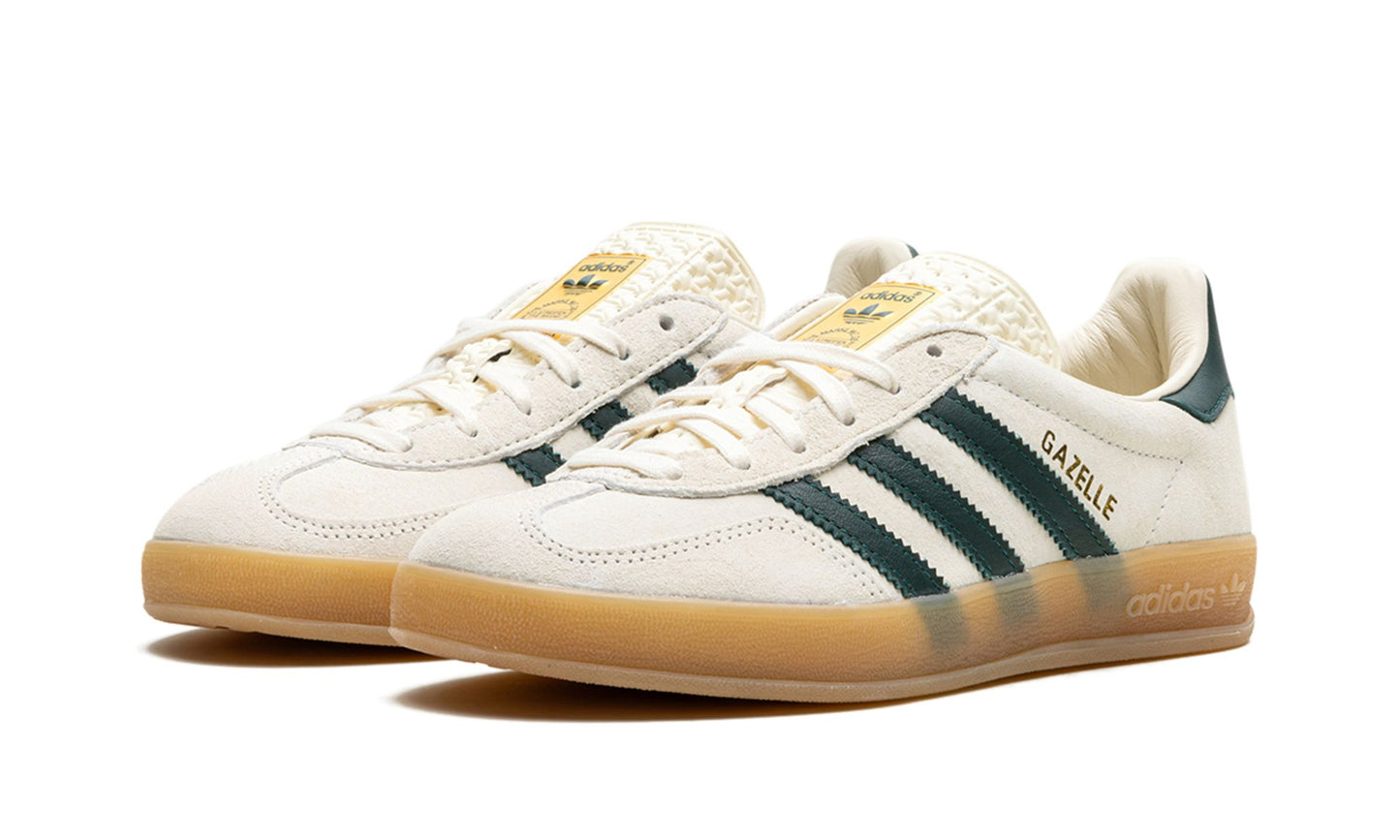 Adidas Gazelle Indoor Cream White Collegiate Green Gum