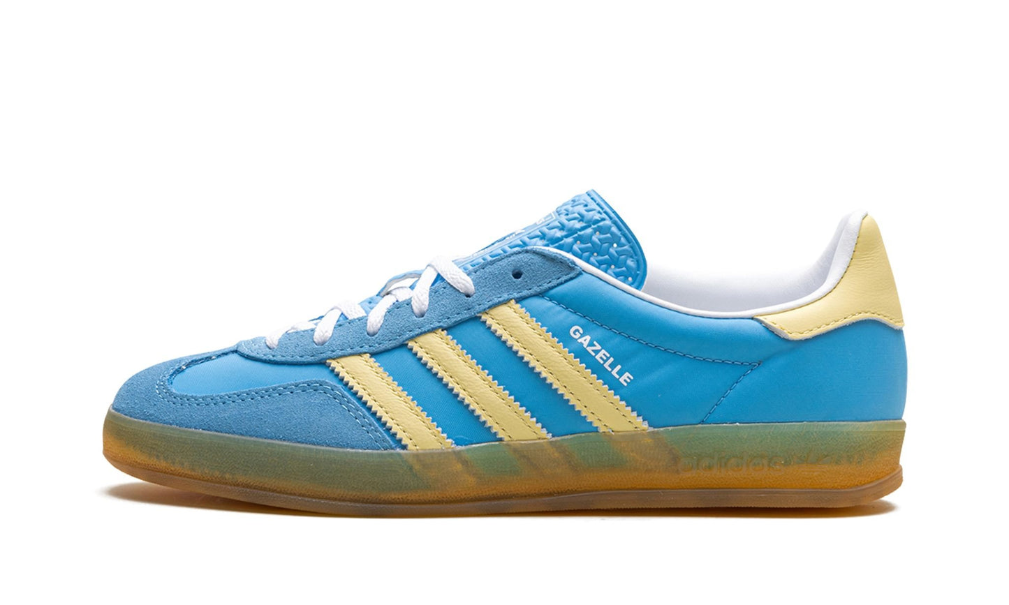 Adidas Gazelle Indoor Semi Blue Burst Almost Yellow (Women's)