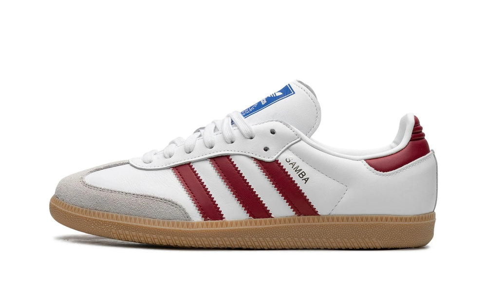 Adidas Samba OG White Burgundy Gum