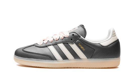 Adidas Samba OG Black Pink Ribbon Laces (Women's)