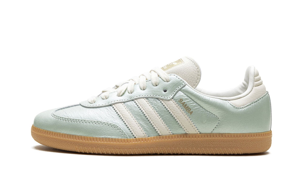 Adidas Samba OG Linen Green Metallic (Women's)