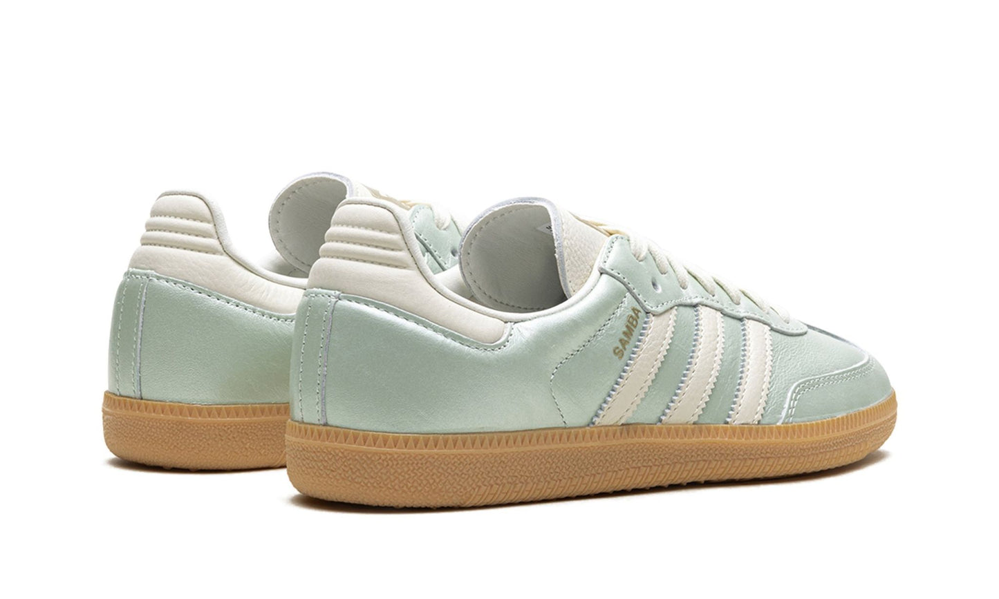 Adidas Samba OG Linen Green Metallic (Women's)