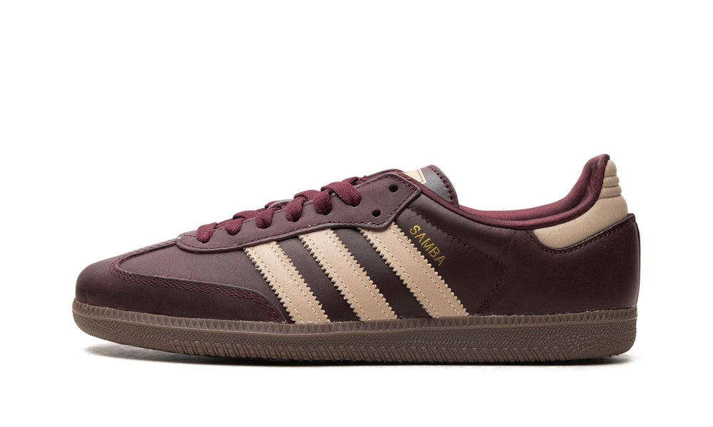 Adidas Samba OG Maroon Crystal Sand (Women's)