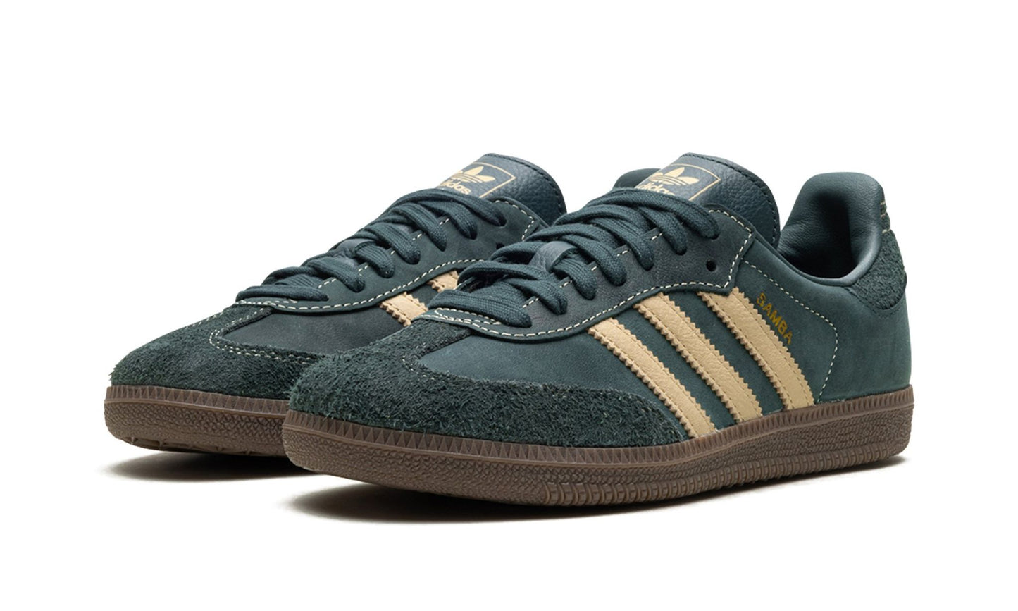 Adidas Samba OG Mineral Green Crystal Sand (Women's) Newking Store Adidas Samba OG Mineral Green Crystal Sand (Women's) Newking Store
