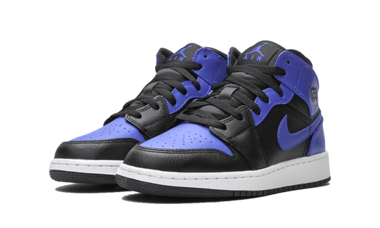 Air Jordan 1 Mid Hyper Royal Tumbled Leather Newking Store