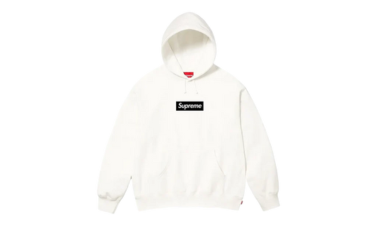 Supreme Paris Anniversary Box Logo Hoodie White