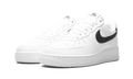 Nike Air Force 1 Low '07 White Black Pebbled Leather