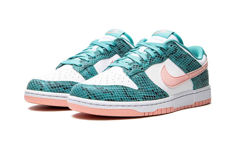 Dunk Low Snakeskin Washed Teal Bleached Coral