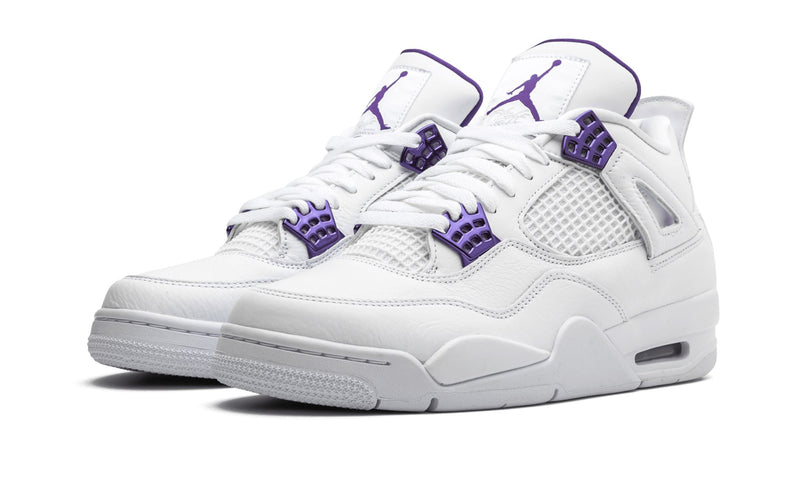 Custom Jordan Metallic Purples Custom Jordan 4er Metallic Purple