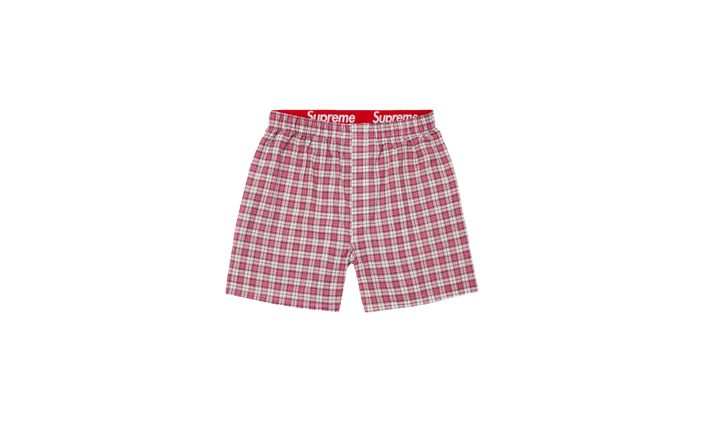 Supreme Hanes Plaid Boxers (4 Pack) Multicolor