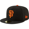 New Era Casquette plate noire ajustée 59FIFTY AC Perf San Francisco Giants MLB
