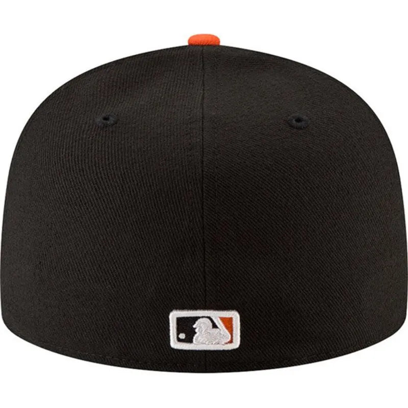 New Era Casquette plate noire ajustée 59FIFTY AC Perf San Francisco Giants MLB