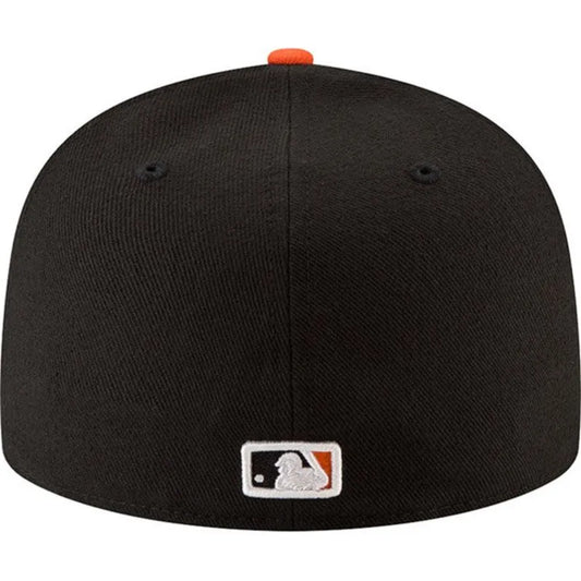 New Era Casquette plate noire ajustée 59FIFTY AC Perf San Francisco Giants MLB