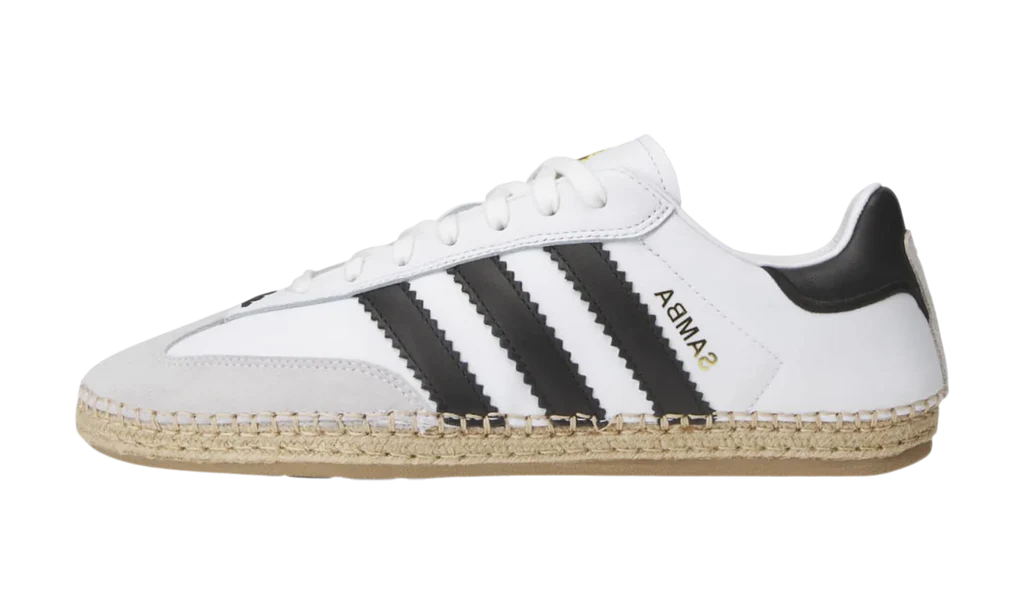 Adidas Samba Espadrille CLOT By Edison Chen White Black