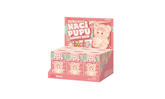 Pop Mart HACIPUPU Gummy Bear Series Vinyl Plush Pendant Sealed Case (6 Blind Box)