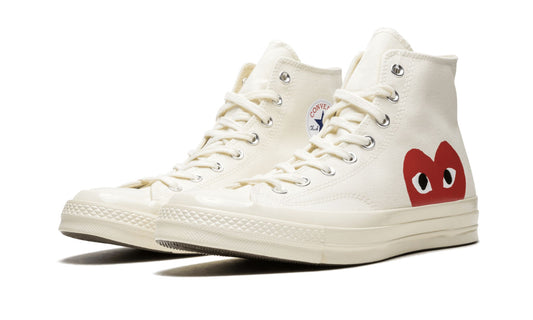 Converse Chuck Taylor All Star 70 Hi Comme des Garcons PLAY White