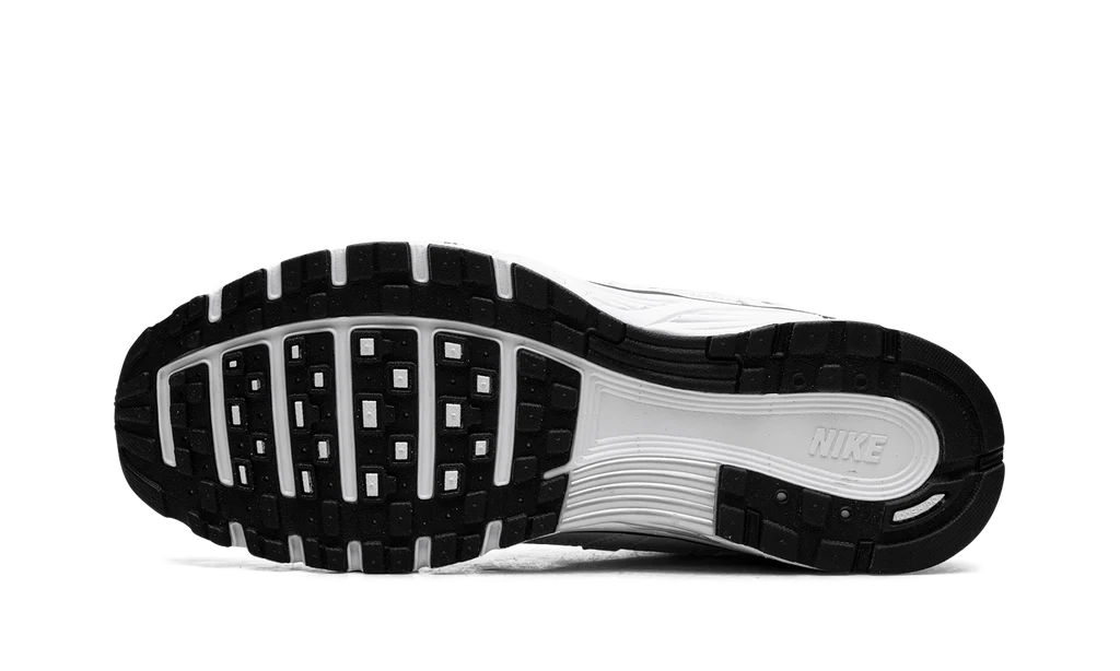Nike P-6000 White Metallic Silver Black