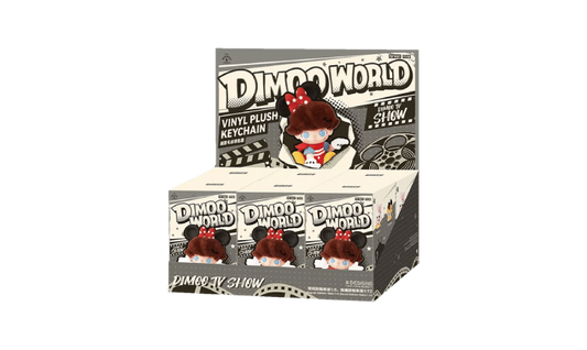 Pop Mart DIMOO World x Disney Series Vinyl Plush Keychain Sealed Case (6 Blind Box)