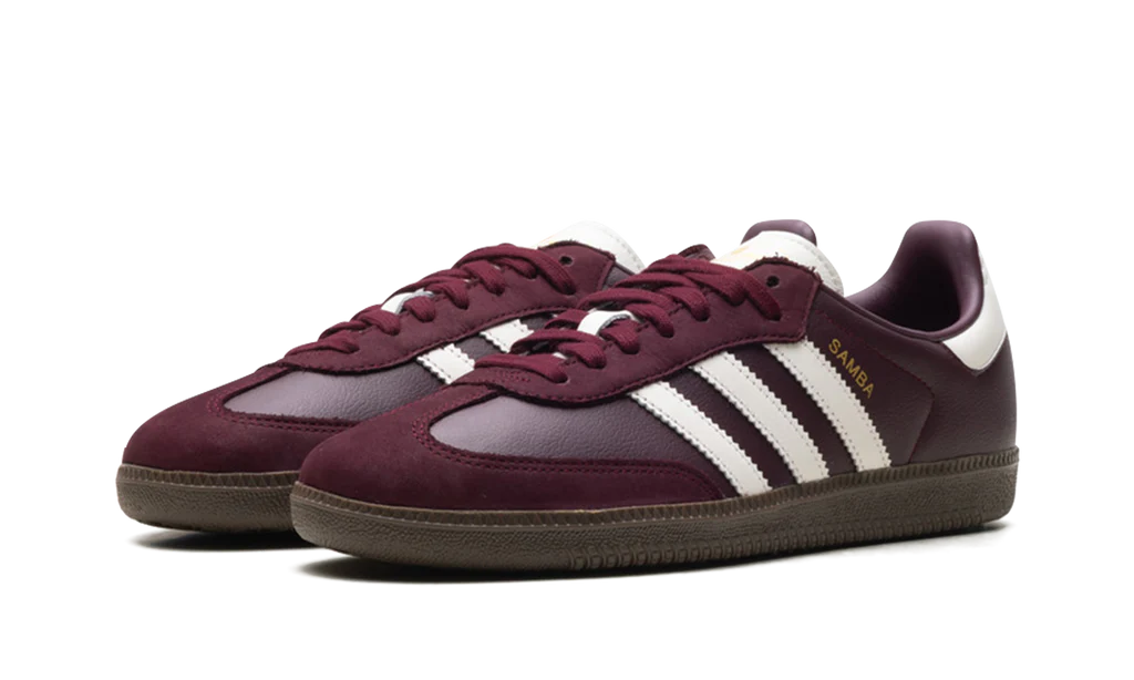 Adidas Samba OG Maroon Off White Gum (Women's)