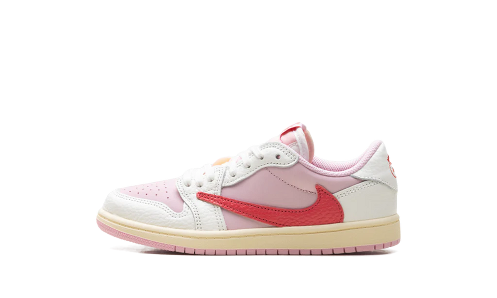 Air Jordan 1 Retro Low OG SP Travis Scott Sail Tropical Pink (PS)