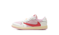 Air Jordan 1 Retro Low OG SP Travis Scott Sail Tropical Pink (PS)