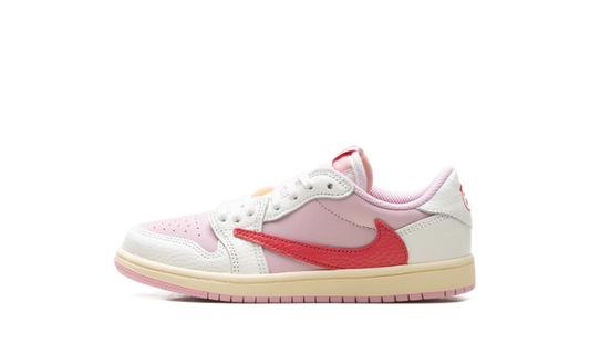 Air Jordan 1 Retro Low OG SP Travis Scott Sail Tropical Pink (PS)