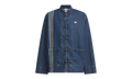 Adidas CTT Oversized Chinese Track Top 3.0 Gender Neutral Jacket (Asian Sizing) Medium Blue Denim