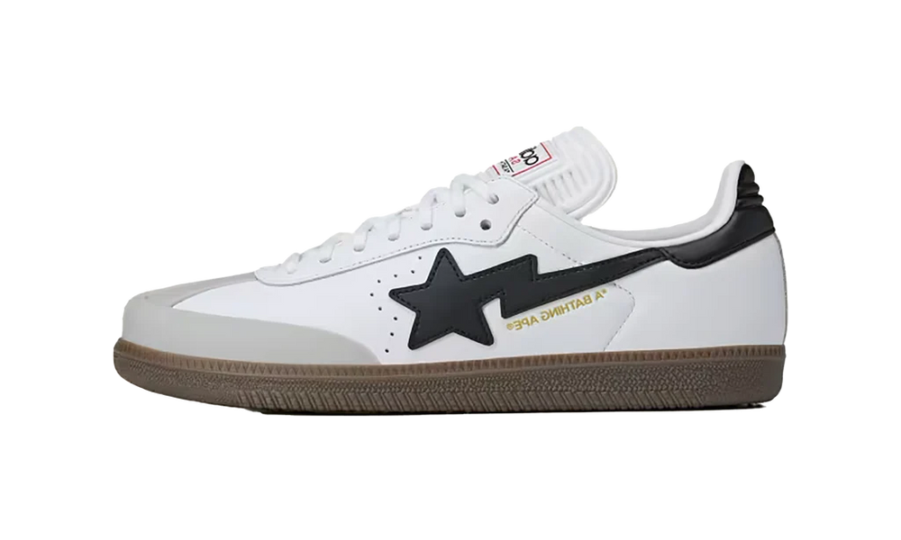 Adidas Samba Bape White Black Gum