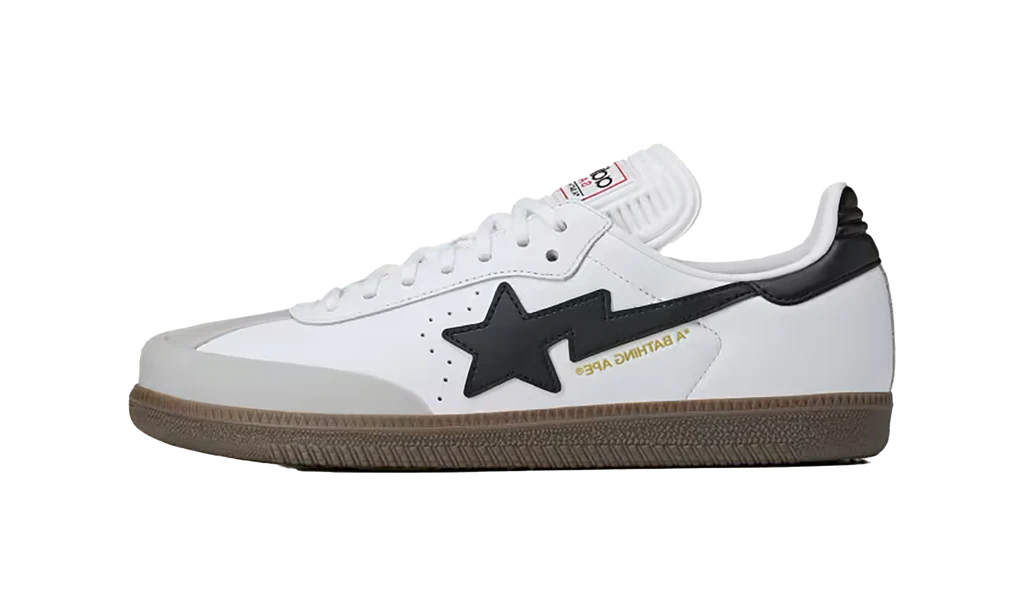 Adidas Samba Bape White Black Gum