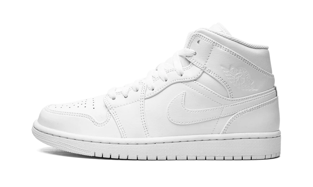 Air Jordan 1 Mid Triple White