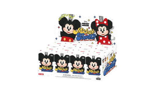 Pop Mart Disney Mickey Family Together Series Plush Keychain Sealed Case (8 Blind Box)
