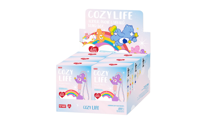 Pop Mart Care Bears Cozy Life Series-Acrylic Phone Lanyard Blind Box